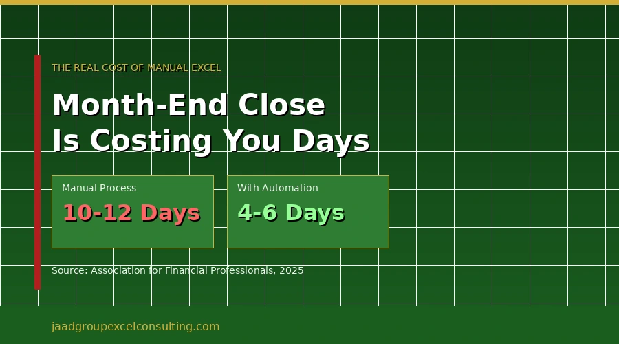 Month end close that drags on too long