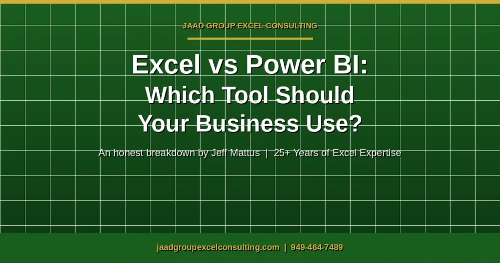 Excel vs Power BI