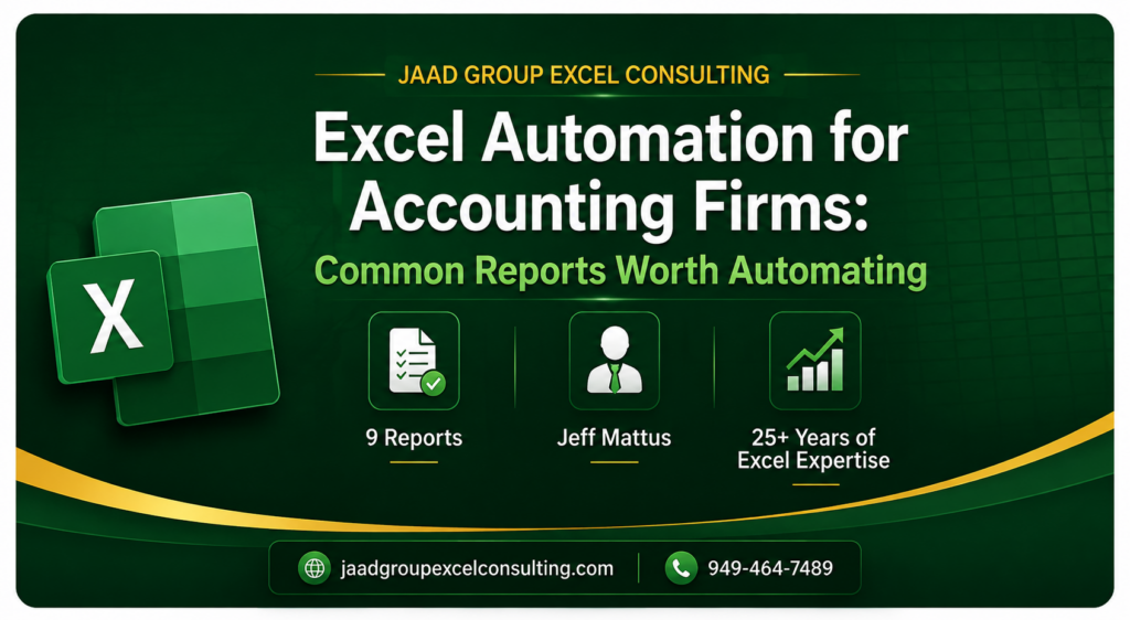Excel Automation for Accounting Firms