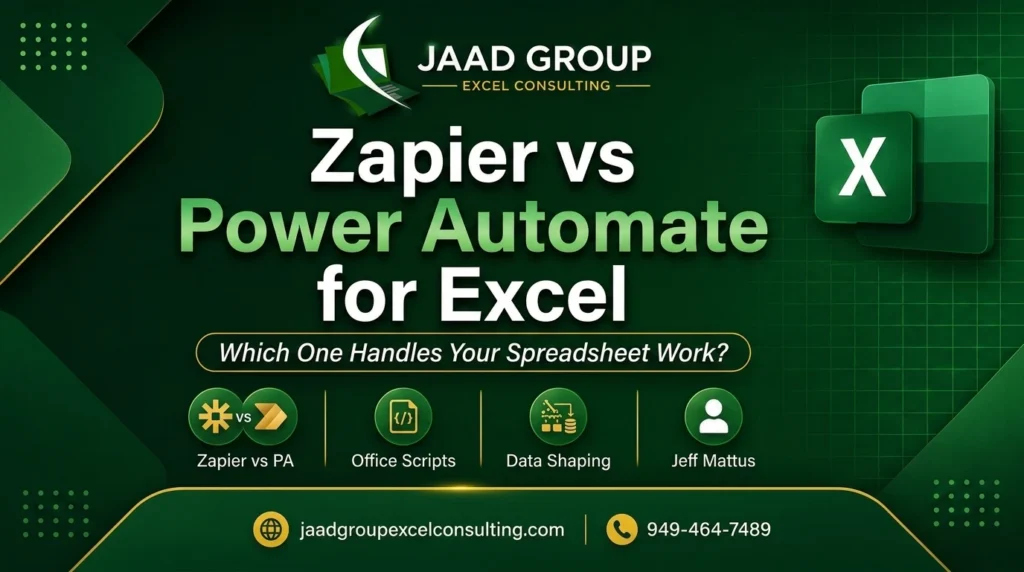 Zapier vs Power Automate for Excel