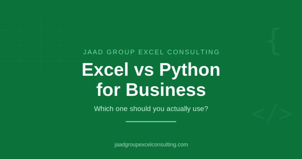 excel-vs-python