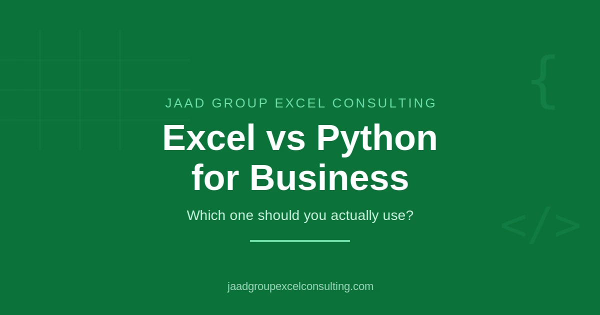excel-vs-python