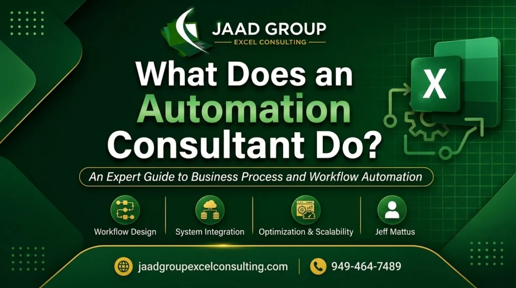 what does and automation consultant do