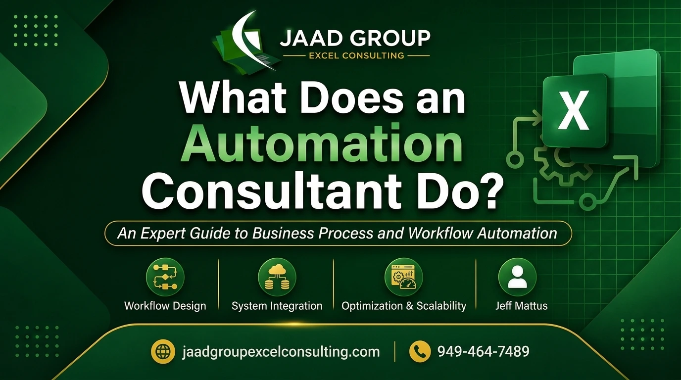 what does and automation consultant do